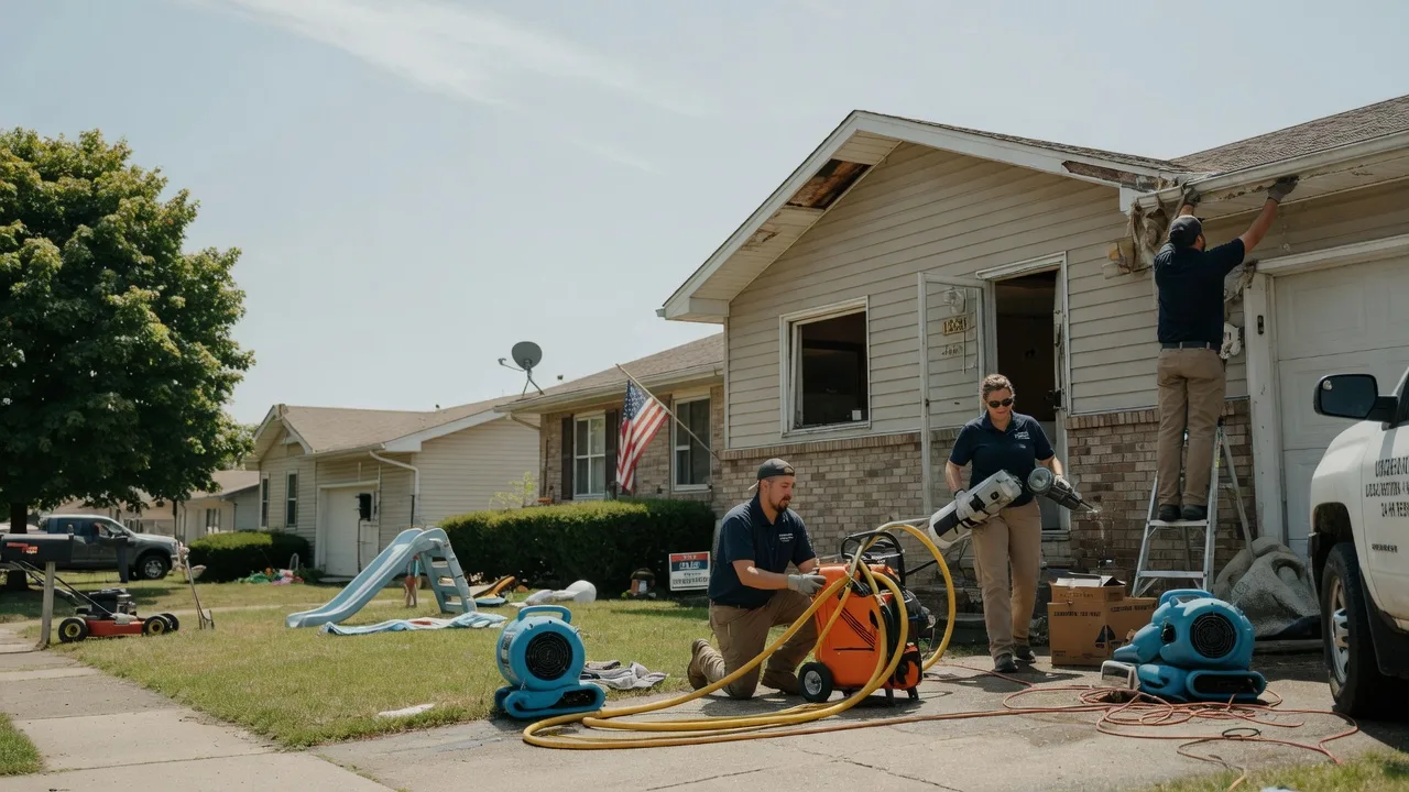 Water Damage Restoration in Thomasboro, IL near me